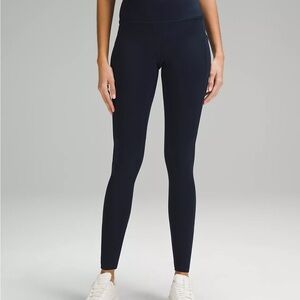 Lululemon Athletica Navy Align leggings with pockets 28”